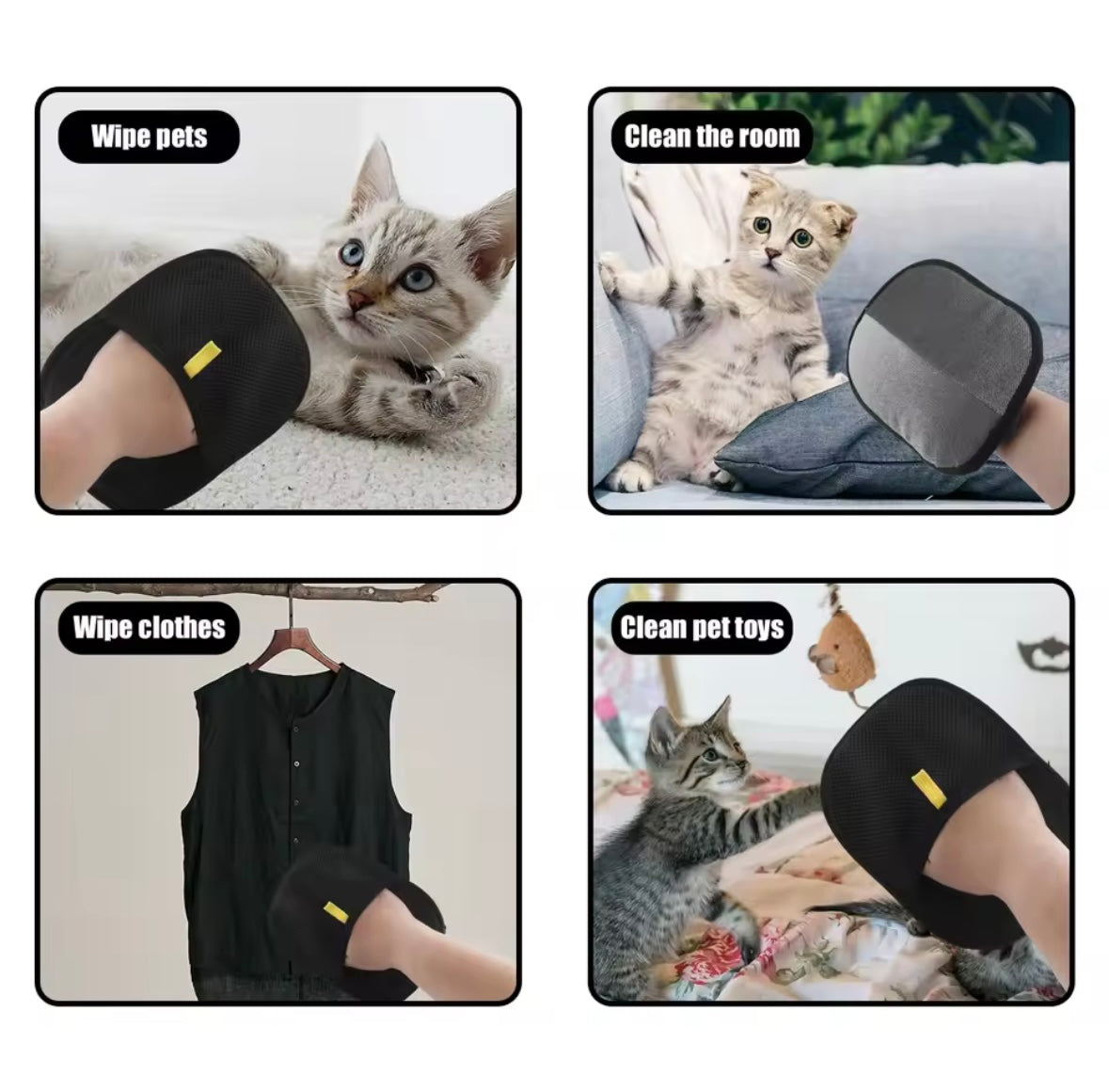 Pawlio - Pet Grooming Gloves Pet Hair Remover