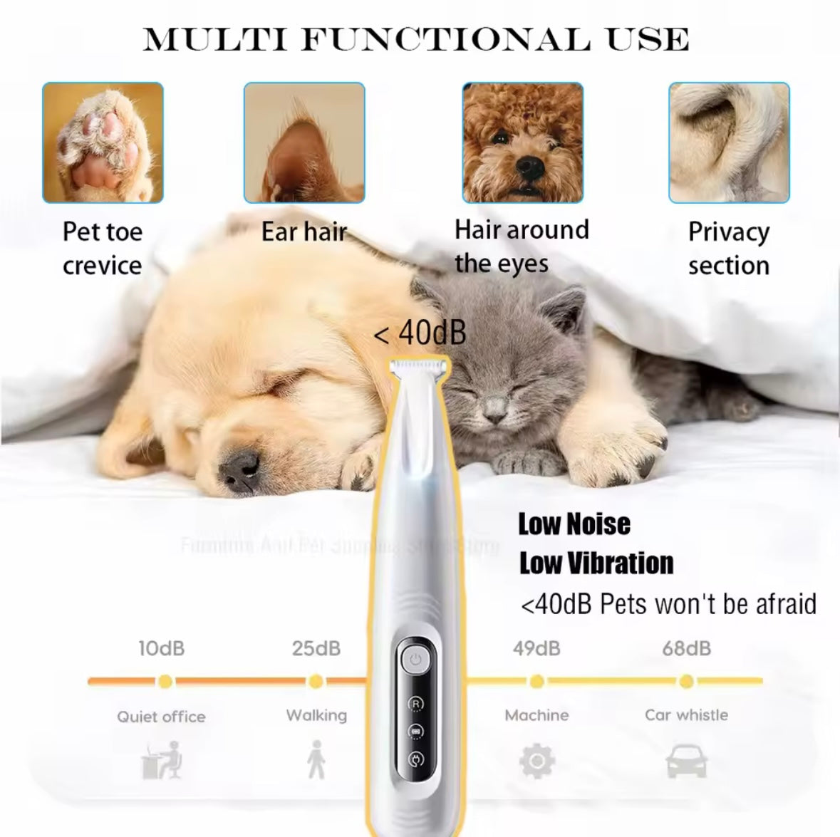 Pawlio - Dog Paw Trimmer with LED